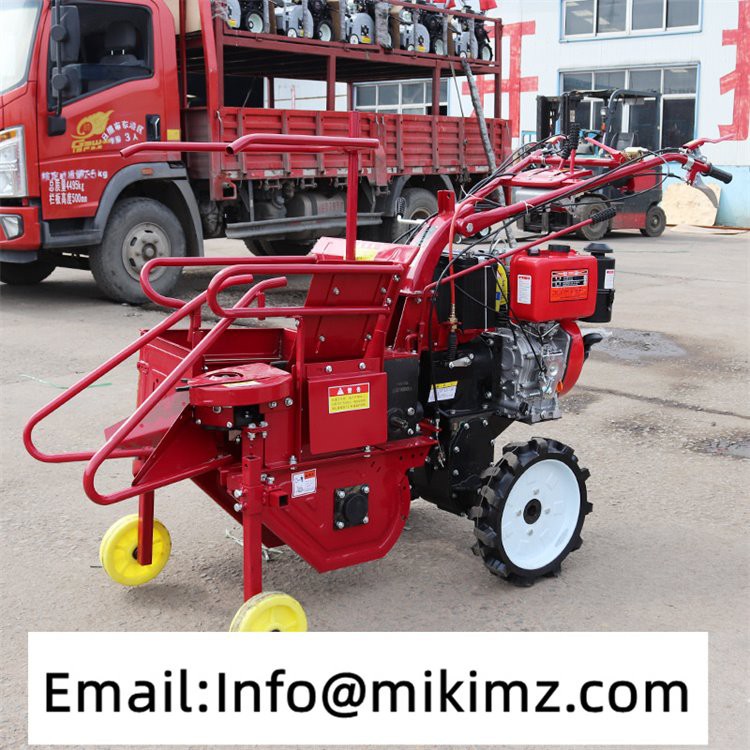 Cheap price grain reaper Corn harvester machine