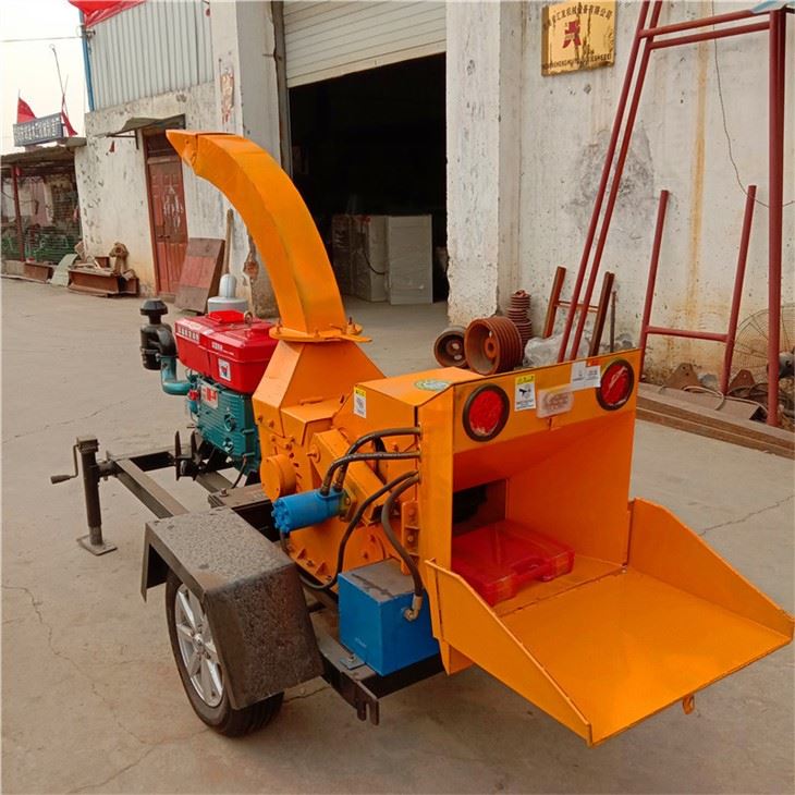 Mobile Tree Branch Grinder Tree Branch Chipper