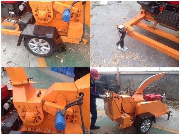 Wood Sawdust Crusher Mobile Wood Shredder